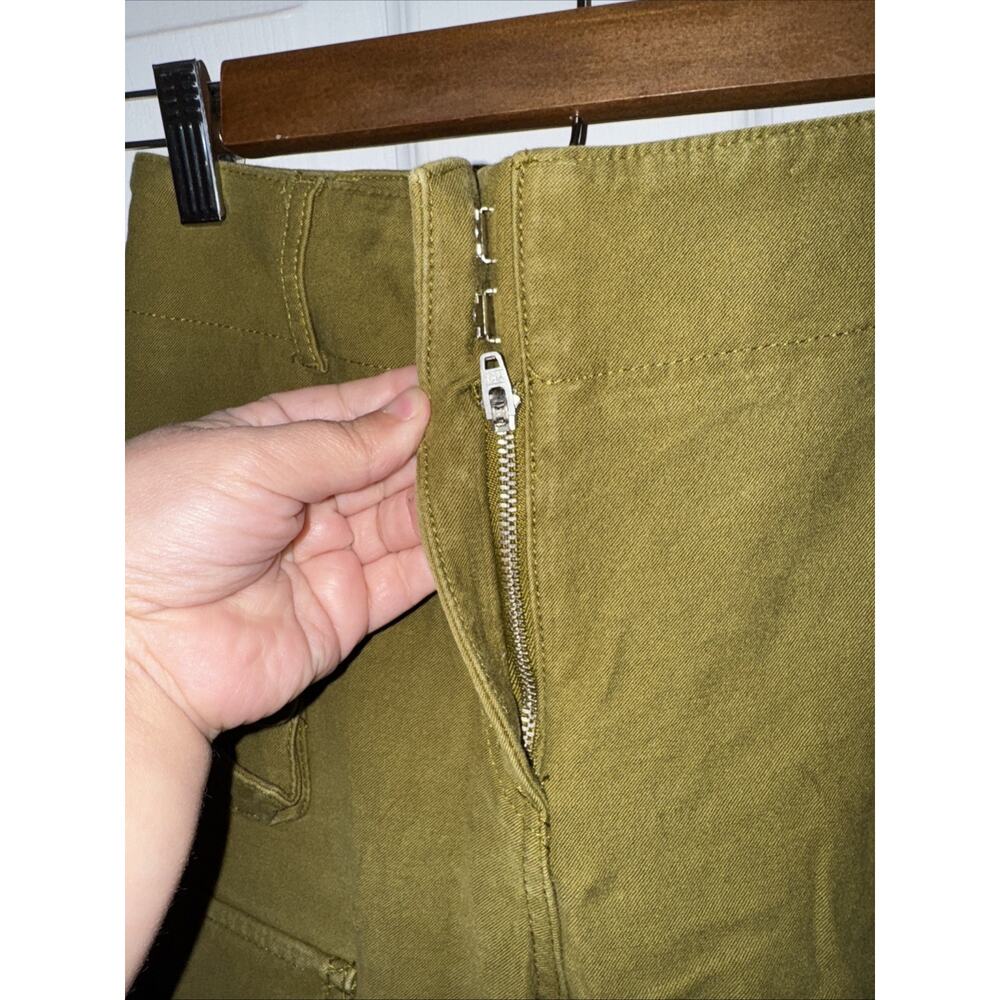 Wilfred Free Aritzia Green Wide leg Cargo‎ pants Size 0 - Picture 3 of 8